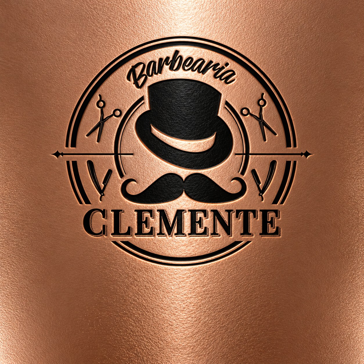 Logo da Barbearia Clemente